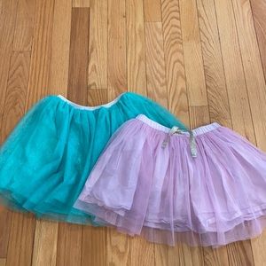 2 Girls Size 5 Tulle Skirts
